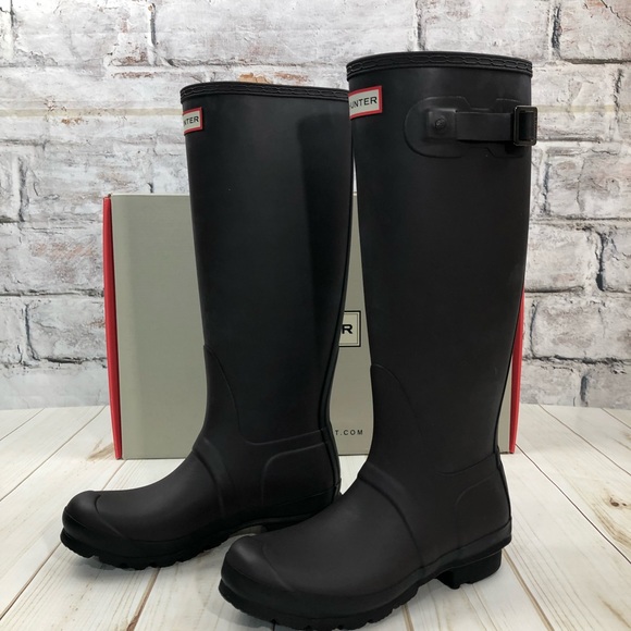 Hunter Shoes - Hunter Original Tall Matte Black Finish Rain Boots